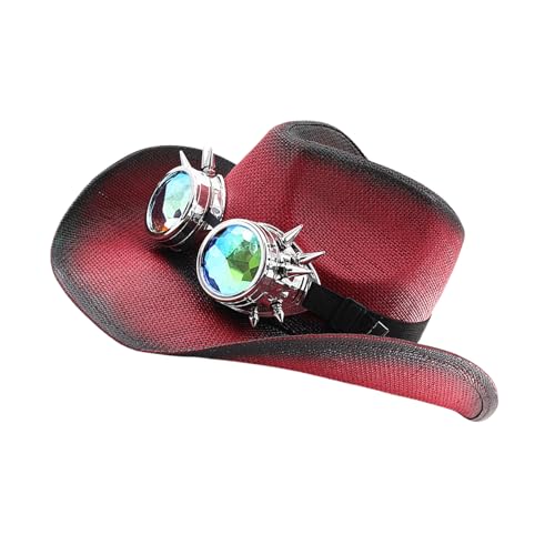 Vintage-Brille-Hut für Damen und Herren, Panama-Hut, Rollkrempe, Cosplay-Kostüm, Erwachsenen-Themenparty, Verkleidungshut Vintage-Brille-Hut für Damen und Herren, Panama-Hut, Rollkrempe, Cosplay-Kostüm, Erwachsenen-Themenparty, Verkleidungshut von MEIBAOGE