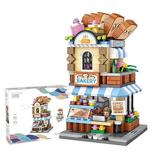 MEIEST Street View Mini-Bausteine Bausatz,Kreative DIY Simulation Architektur Sammlung Partikel BAU Bausteine Spielzeug, Home Decor,14+(Bäckerei) von MEIEST