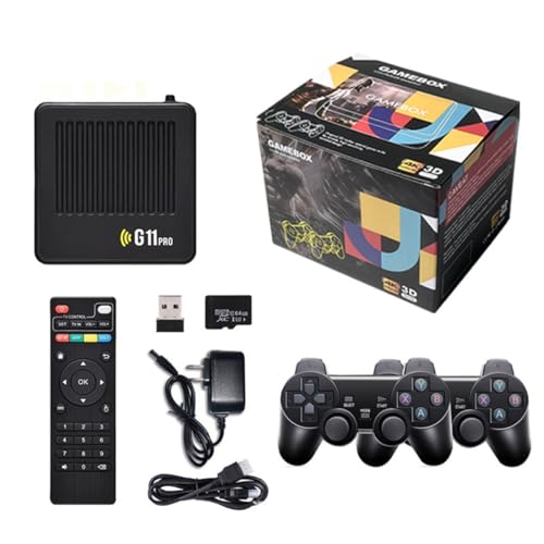Retro Spielekonsole mit 100.000+ Klassikern – 4K HDMI & 2 Kabellose Controller – Plug & Play ohne Verzögerung – Für Familien, Kinder & Freunde – Ideal für Wohnzimmer & Spieleabende Retro Spielekonsole mit 100.000+ Klassikern – 4K HDMI & 2 Kabellose Controller – Plug & Play ohne Verzögerung – Für Familien, Kinder & Freunde – Ideal für Wohnzimmer & Spieleabende von MEIION