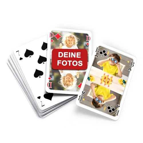 MEINSPIEL - Personalisiertes Mau-Mau Kartenspiel Deck im Klarsichtetui - Eigene Fotos auf den Karten - Reise- und Gesellschaftsspiel - Fotogeschenk für Kinder und Erwachsene - Ab 6 Jahren MEINSPIEL - Personalisiertes Mau-Mau Kartenspiel Deck im Klarsichtetui - Eigene Fotos auf den Karten - Reise- und Gesellschaftsspiel - Fotogeschenk für Kinder und Erwachsene - Ab 6 Jahren von MEINSPIEL ECHTE SPIELE - SELBER MACHEN