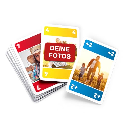 MEINSPIEL - Personalisiertes Meino Kartenspiel mit eigenen Fotos - Fotogeschenk für Erwachsene und Kinder - Einzigartiges Gesellschafts- und Partyspiel für die Familie mit 110 Spielkarten - Etui MEINSPIEL - Personalisiertes Meino Kartenspiel mit eigenen Fotos - Fotogeschenk für Erwachsene und Kinder - Einzigartiges Gesellschafts- und Partyspiel für die Familie mit 110 Spielkarten - Etui von MEINSPIEL ECHTE SPIELE - SELBER MACHEN