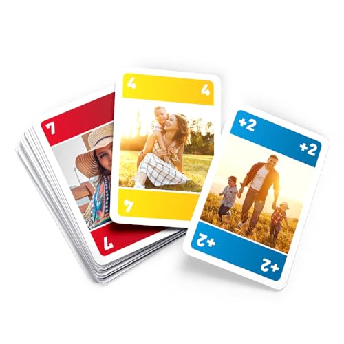 MEINSPIEL - Personalisiertes Meino Kartenspiel – Eigene Fotos auf Vorder- und Rückseiten, Format 59x91 mm, 55 Karten, Verpackung: Klarsichtetui MEINSPIEL - Personalisiertes Meino Kartenspiel – Eigene Fotos auf Vorder- und Rückseiten, Format 59x91 mm, 55 Karten, Verpackung: Klarsichtetui von MEINSPIEL ECHTE SPIELE - SELBER MACHEN