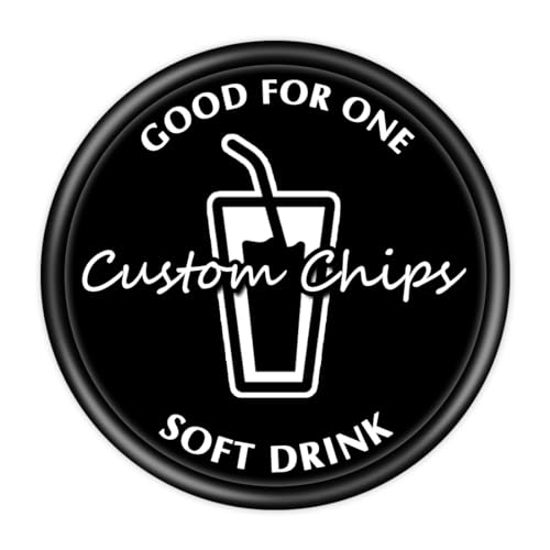 200 Stück benutzerdefinierte Kunststoff-Poker-Chips, fügen Sie Ihr persönliches Logo und Text hinzu, für Hochzeit, Casino-Nacht, Bar, Golf und Geburtstagsparty (schwarz) von MEIRILAY