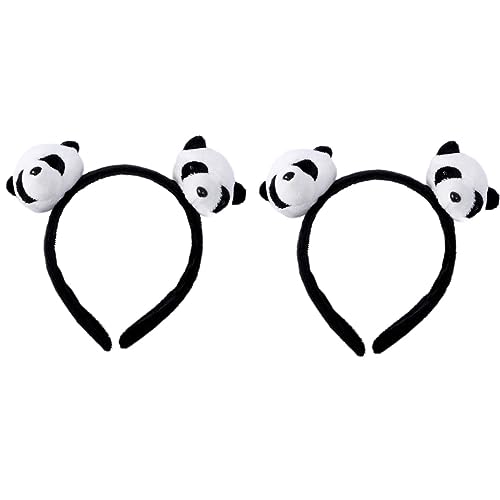 MEISH 2 Stück Plüsch Panda Haarband Niedlich Panda Stirnband Halloween Kostüm Zubehör für Cosplay Party Foto Requisiten MEISH 2 Stück Plüsch Panda Haarband Niedlich Panda Stirnband Halloween Kostüm Zubehör für Cosplay Party Foto Requisiten von MEISH