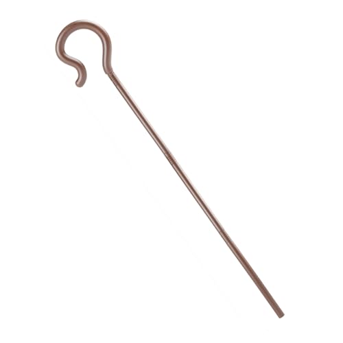 MEISH Braune Schäferhunde, Staff Prop Shepherdess Cane Shepherd Crook Fancy Dress Accessory Halloween Costume Accessory for Kids MEISH Braune Schäferhunde, Staff Prop Shepherdess Cane Shepherd Crook Fancy Dress Accessory Halloween Costume Accessory for Kids von MEISH