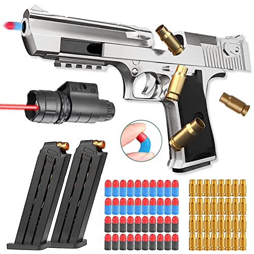 MEISHANG Spielzeug Pistole,Schaumstoff Pistole,Kinderpistolen,Pistole Kinder mit Munition,Schaumstoff Soft Bullet Gun,Spielzeug-Schaumstoff-Blaster,Spielzeug Waffen Pistole,Toy Bullet Gun von MEISHANG