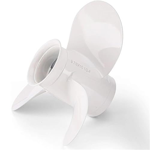 Bootspropeller 664-45945-00-EL 9 7/8 x 10 1/2 Außenbordpropeller for 20–30 PS, Aluminiumlegierung, weiß, 3 Flügel, 10 Spline, 664-45945-00 Bootspropeller 664-45945-00-EL 9 7/8 x 10 1/2 Außenbordpropeller for 20–30 PS, Aluminiumlegierung, weiß, 3 Flügel, 10 Spline, 664-45945-00 von MEIVIYA