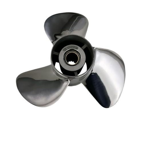 Bootspropeller Außenbordpropeller aus Edelstahl, 11 1/8 x 13, OEM-Passform for Motoren 25–60 PS, 3-Blatt, Ref.-Nr. 69W-45945-00-EL, 13 Keilzähne Bootspropeller Außenbordpropeller aus Edelstahl, 11 1/8 x 13, OEM-Passform for Motoren 25–60 PS, 3-Blatt, Ref.-Nr. 69W-45945-00-EL, 13 Keilzähne von MEIVIYA