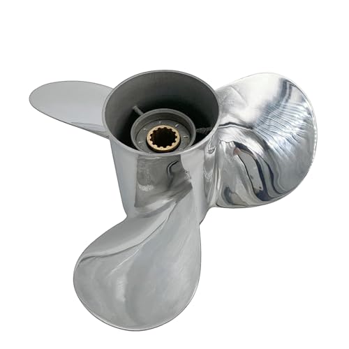 Bootspropeller Bootspropeller 11x15 for 40-55 PS, 3 Flügel, Edelstahlpropeller SS, 13 Zähne, RH, OEM-Nr.: 663-45943-01-EL, 11x15 Bootspropeller Bootspropeller 11x15 for 40-55 PS, 3 Flügel, Edelstahlpropeller SS, 13 Zähne, RH, OEM-Nr.: 663-45943-01-EL, 11x15 von MEIVIYA