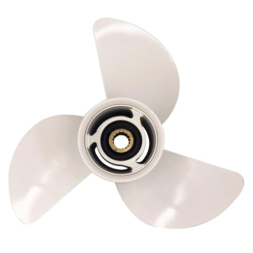 Bootspropeller Bootspropeller 13 3/4x21 for YMH 150 PS-400 PS 3-Blatt-Aluminiumpropeller 15 Zähne RH OEM-Nr.: 6G5-45943-01-98 13,75x21 Bootspropeller Bootspropeller 13 3/4x21 for YMH 150 PS-400 PS 3-Blatt-Aluminiumpropeller 15 Zähne RH OEM-Nr.: 6G5-45943-01-98 13,75x21 von MEIVIYA
