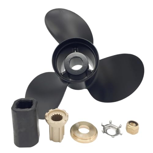Bootspropeller Bootspropeller 14 1/4x21 for 130 PS-300 PS 3 Flügel Aluminium 15 Zähne RH OEM NO: 48-832832A45 14,25x21 von MEIVIYA