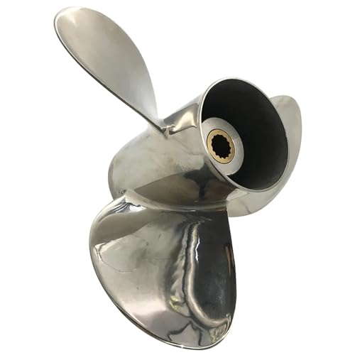 Bootspropeller Bootspropeller 9,25 x 11 for 9,9–15 PS, 3 Flügel, Edelstahlpropeller SS, 14 Zähne, RH, OEM-Nr.: 48-897754A11, 9,25 x 11 Bootspropeller Bootspropeller 9,25 x 11 for 9,9–15 PS, 3 Flügel, Edelstahlpropeller SS, 14 Zähne, RH, OEM-Nr.: 48-897754A11, 9,25 x 11 von MEIVIYA