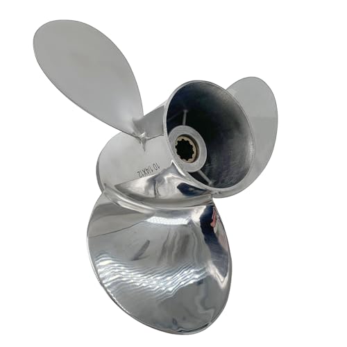 Bootspropeller Propeller 10 1/4x12 for DF25-30 4 Takt 3 Blätter Edelstahl Propeller SS 10 Zähne RH OEM NO: 99105-00600-12P 10,25x12 Bootspropeller Propeller 10 1/4x12 for DF25-30 4 Takt 3 Blätter Edelstahl Propeller SS 10 Zähne RH OEM NO: 99105-00600-12P 10,25x12 von MEIVIYA