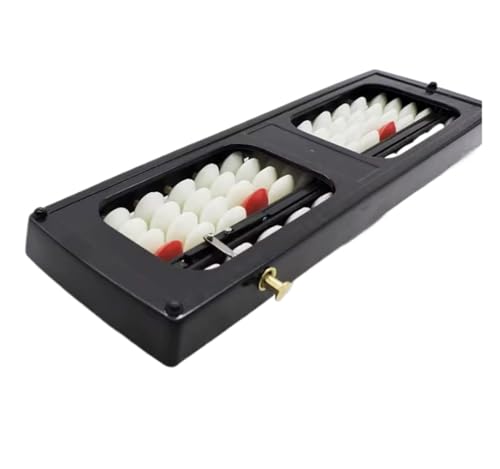 MEIZHITU Abaque Berechnungswerkzeug, Taschenrechner mit 13 Spalten und 5 Perlen, professioneller Abakus für Anfänger, mit Reset-Taste, lehrreicher Abakus MEIZHITU Abaque Berechnungswerkzeug, Taschenrechner mit 13 Spalten und 5 Perlen, professioneller Abakus für Anfänger, mit Reset-Taste, lehrreicher Abakus von MEIZHITU