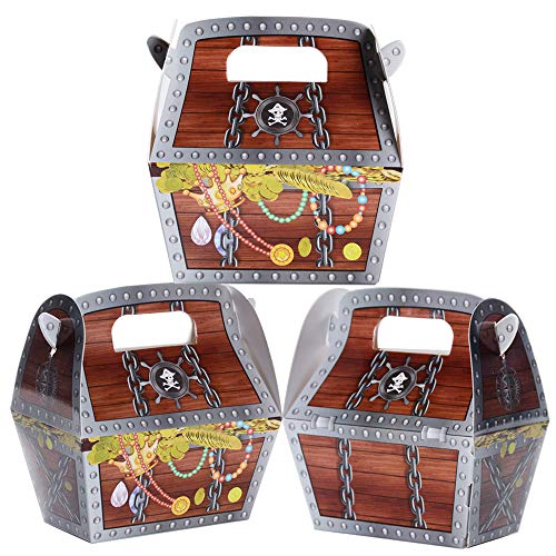 MEJOSER 30 Stück (8x4x10.5cm) Piraten Schatztruhe Schatzkiste Kindergeburtstag Pirat Schatzkiste Piraten Gastgeschenk für Piraten Party Mitgebsel Give-Aways MEJOSER 30 Stück (8x4x10.5cm) Piraten Schatztruhe Schatzkiste Kindergeburtstag Pirat Schatzkiste Piraten Gastgeschenk für Piraten Party Mitgebsel Give-Aways von MEJOSER