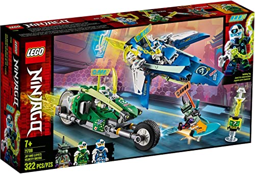 LEGO NINJAGO Jay and Lloyd’s Velocity Racers 71709 Building Kit for Kids and Hot Toys, New 2020 (322 Pieces) von MELARQT