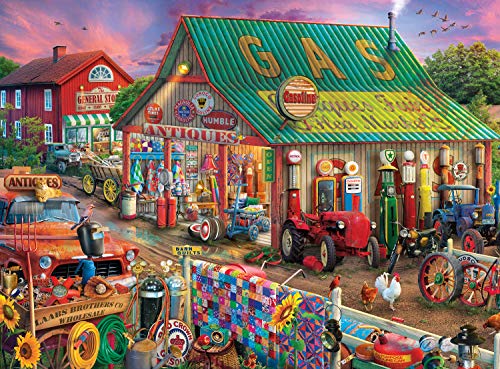 MELARQT Buffalo Games - Country Life Collection - Antike Markt, 1000 Teile Puzzle von Buffalo Games