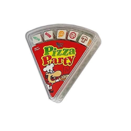 MELARQT University Games DICEcapades Pizza Party Fast & Frantic Würfelspiel für Kinder von University Games