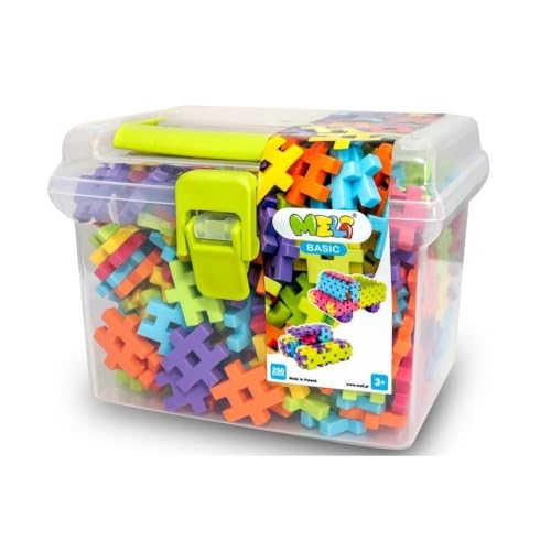 FOXCUP 50002 Basic TRAVEL Box 250 Stück bauspiele, Mehrfarbig (Mehrfarbig) von FOXCUP