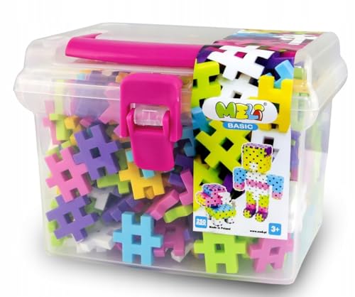Meli Basic Pink Travel Box 250 tlg. Waffelbausteine von MELIMO.CO