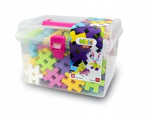Meli Maxi Pink Travel Box 110 Bausteine von MELIMO.CO