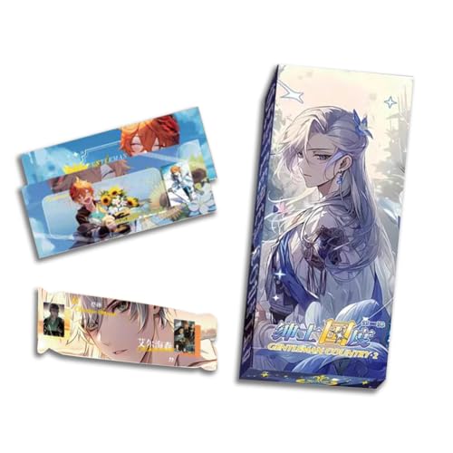 MELKEN Gentleman Country 2 Series TCG CCG Card Anime/Game Character Animation Boy Trading Card Series Table Toy (3 Thick Cards / 1 Box) von MELKEN