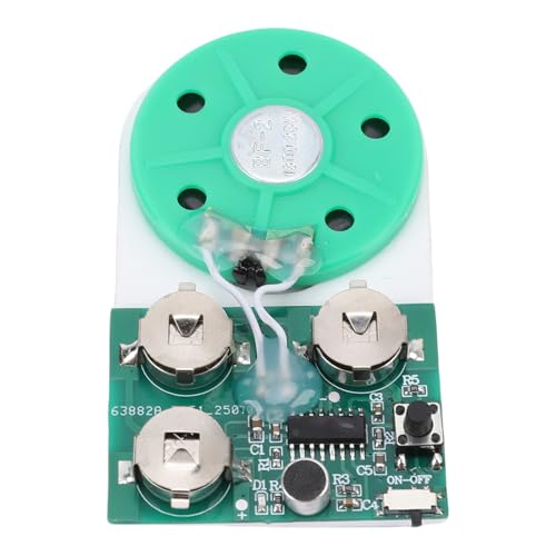 MENDUNER 4 Minuten Spiele Sprachaufnahme Chip, Musik Sound Sprachaufnahme Modul Geräte Chip, Rekord Soundchip für Weihnachtskarten, Feiertagskreatives, Kinderspielzeug für Kinder von MENDUNER