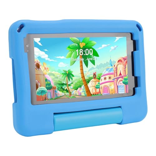 MENDUNER 7in Tablet Spielzeug, Bildungstablette 3GB RAM 64 GB ROM Octa Core für Zuhause (Blue) von MENDUNER
