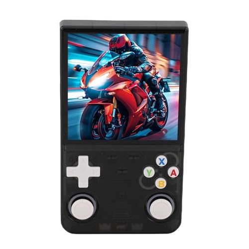 MENDUNER R36MAX Retro Handheld -Spielekonsole, Dual Joysticks 7 Farblichter, 4,0 -in -Vollansicht HD -Bildschirm, Tragbarer Gaming -Player für Reisen, für Teenager Partner, 3500 MAh (64G) von MENDUNER