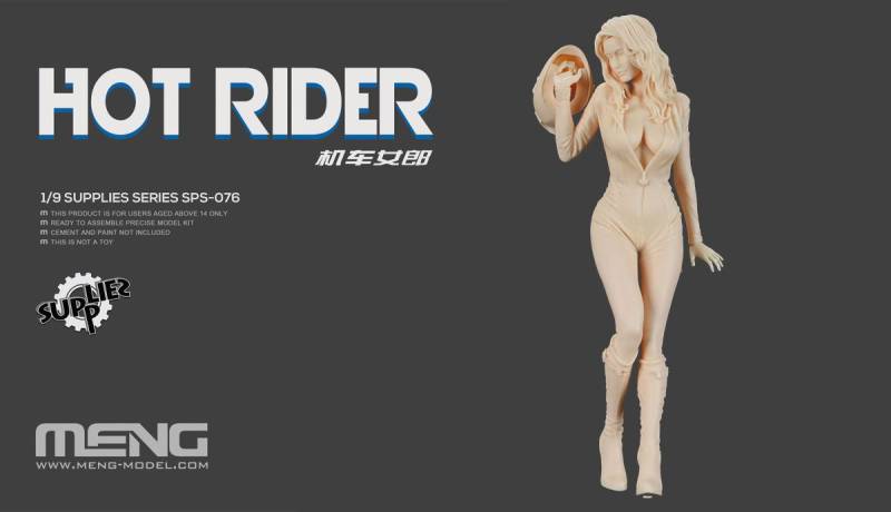 Biker-Girl (Resin) von MENG Models