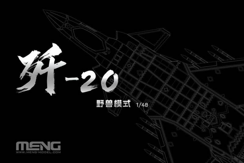 Chinese J-20 Stealth Fighter Beast Mode Chinese J-20 Stealth Fighter Beast Mode von MENG Models