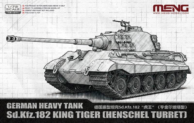German Heavy Tank Sd.Kfz.182 King Tiger (Henschel Turret) von MENG Models