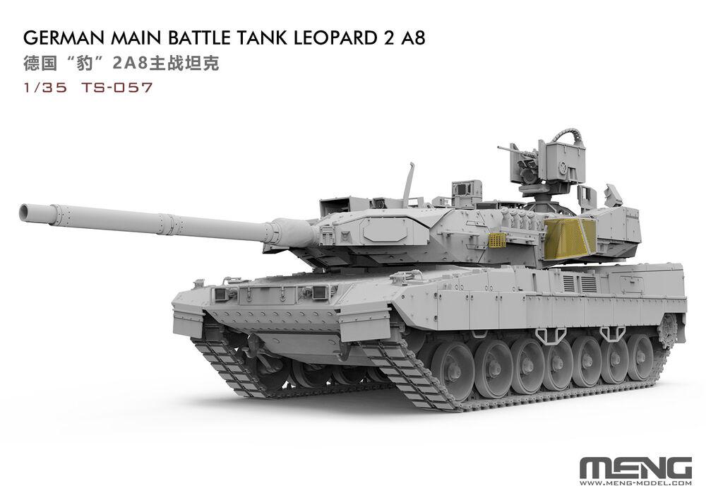 German Main Battle Tank Leopard 2A8 von MENG Models