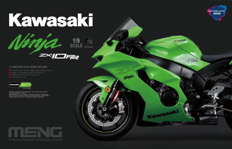 Kawasaki ZX-10RR (Pre-colored Edition) von MENG Models