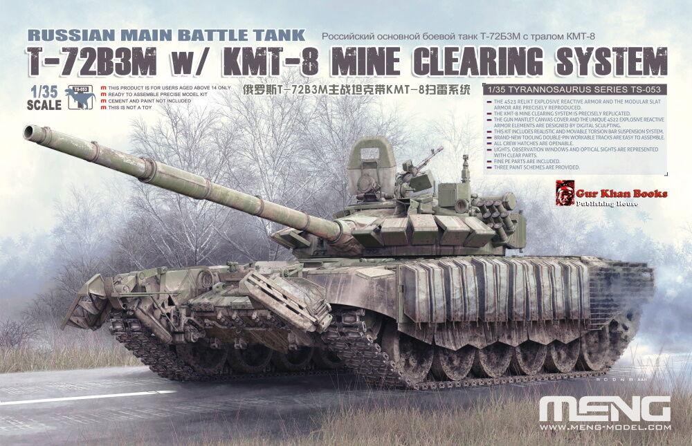 Russian Main Battle Tank T-72B3M w/ KMT-8 Mine Clearing System Russian Main Battle Tank T-72B3M w/ KMT-8 Mine Clearing System von MENG Models