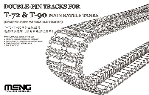 MENG 1/35 Einzelne Kettenglieder für T-72 & T-90, Double-Pin von MENG