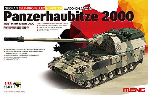 MENG 1/35 Panzerhaubitze 2000 mit Zusatzpanzerung von MENG