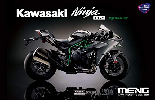 1/9 Kawasaki Ninja H2, bemalt von MENG