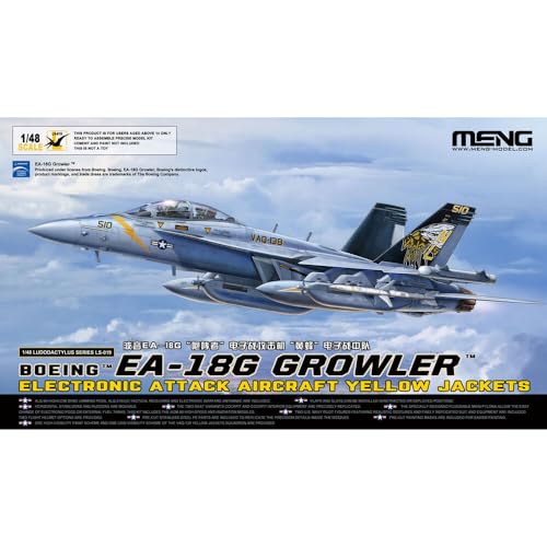 Meng - 1/48 Boeing EA-18 G Growler - Plastik-Modellbau - Maßstab: 1:48 von MENG
