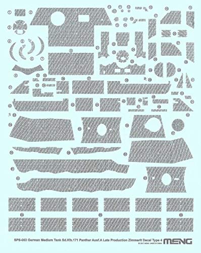 Meng Model 911729" 1/35 Zimmerit-Deko D für Sd.kf Modellbausatz von MENG