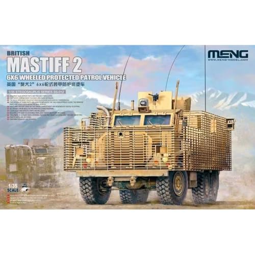 Meng SS-012 1/35 Mastiff 6x6 Modellbausatz, Mehrfarbig von MENG