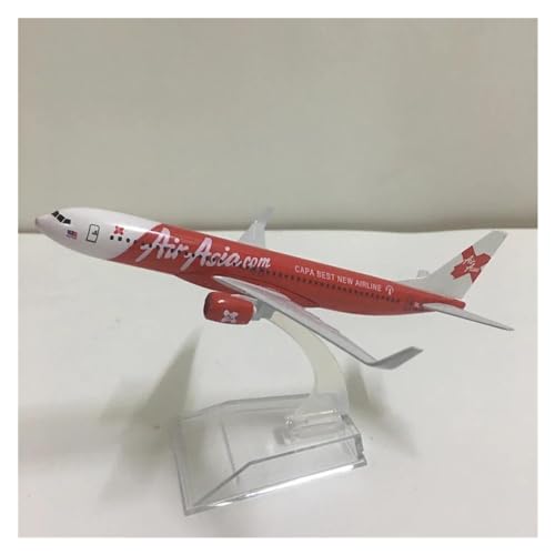 Aerobatic Flugzeug 16 cm Flugzeugmodell Flugzeugmodell Air Asia Airbus A320 Flugzeugmodell 1:400 Druckguss Metall B737 Flugzeuge Spielzeug (Farbe : B, Größe : 1 UK) von MENGE