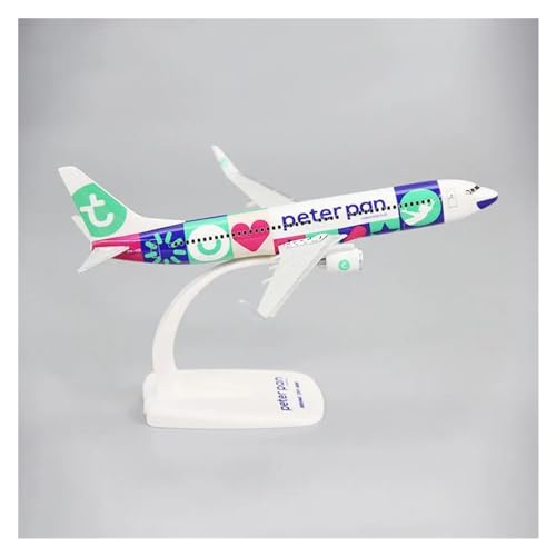 Aerobatic Flugzeug Maßstab 1:200 B737-800 Peter Pan Airline ABS Kunststoff Flugzeug Modell Spielzeug Flugzeug Spielzeug von MENGE