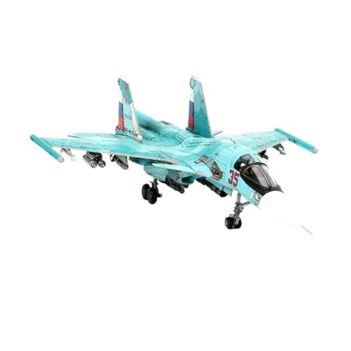 Aerobatic Flugzeug Maßstab 1:72 SU-34 Su34 Russische Luftwaffe Diecast Flugzeug Flugzeug Kampfflugzeug Modell Spielzeug (Größe : No Stand) von MENGE