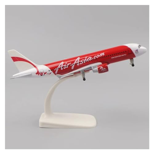 Aerobatic Flugzeug Metallflugzeugmodell 20 cm 1:400 Thailand Smile A320 Metallnachbildung Legierungsmaterial Luftfahrt Kinderspielzeug (Größe : EIN) von MENGE