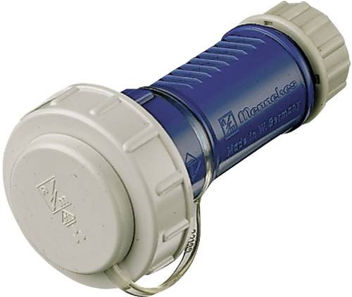 MENNEKES 10833 Schutzkontaktkupplung Kunststoff druckwasserdicht 230V Weiß, Blau IP68 von MENNEKES
