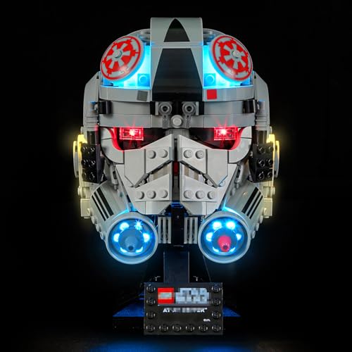 MENZAVA Led-Beleuchtungsset Kompatibel Mit Lego at-at Pilot Helm 75429 - Modell Set Nicht Enthalten von MENZAVA