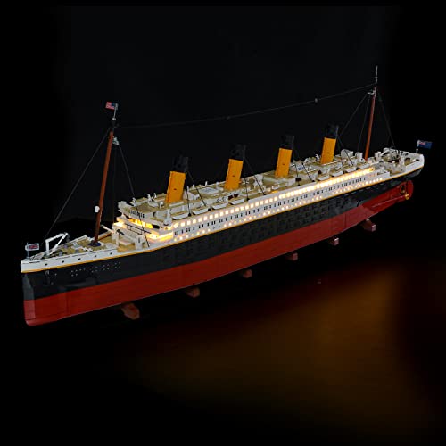 MENZAVA Licht-Set Kompatibel Mit 10294 Titanic Icons - Led-Beleuchtungsset Für Bausteinen Modell - Modell Set Nicht Enthalten MENZAVA Licht-Set Kompatibel Mit 10294 Titanic Icons - Led-Beleuchtungsset Für Bausteinen Modell - Modell Set Nicht Enthalten von MENZAVA