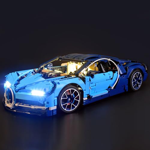 MENZAVA Licht-Set Kompatibel Mit 42083 Bugatti Chiron Technic - Led-Beleuchtungsset Für Bausteinen Modell - Modell Set Nicht Enthalten MENZAVA Licht-Set Kompatibel Mit 42083 Bugatti Chiron Technic - Led-Beleuchtungsset Für Bausteinen Modell - Modell Set Nicht Enthalten von MENZAVA