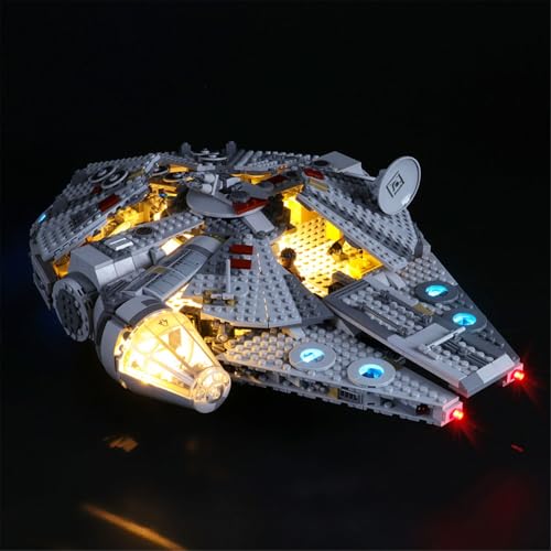 MENZAVA Licht-Set Kompatibel Mit 75257 Millennium Falcon Star Wars - Led-Beleuchtungsset Für Bausteinen Modell - Modell Set Nicht Enthalten von MENZAVA